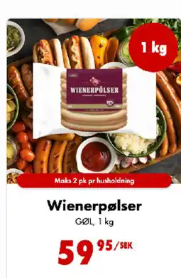 Nordby Supermarket GØL Wienerpølser tilbud