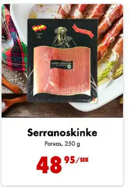 Nordby Supermarket Porxas Serranoskinke tilbud