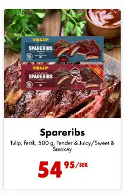 Nordby Supermarket Tulip Spareribs tilbud