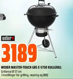 Coop Obs Weber Master-touch GBS E-5750 kullgrill tilbud