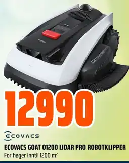 Coop Obs Ecovacs Goat 01200 lidar pro robotklipper tilbud