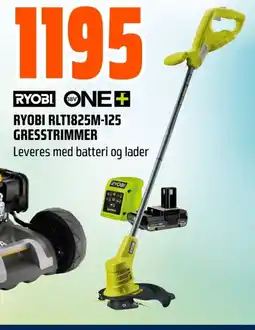 Coop Obs RYOBI RLT1825M-125 gresstrimmer tilbud