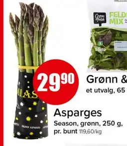 Spar Asparges tilbud