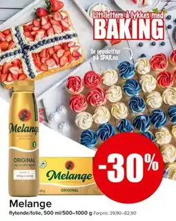 Spar Melange tilbud