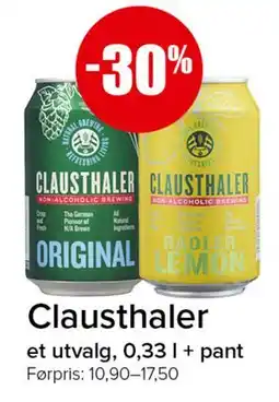 Spar Clausthaler tilbud
