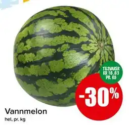 Spar Vannmelon tilbud