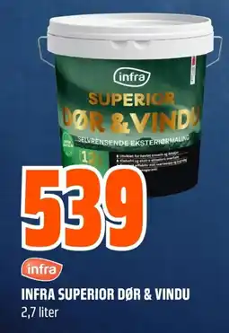 Coop Obs Infra Superior dør & vindu tilbud