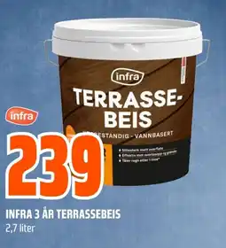 Coop Obs Infra 3 år Terrassebeis tilbud