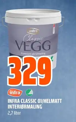 Coop Obs Infra Classic 01/helmatt interiørmaling tilbud