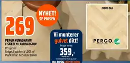 Coop Obs Pergo Kungshamn fiskeben laminatgulv tilbud
