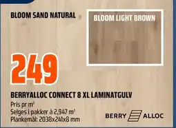Coop Obs Berryalloc connect 8 XL laminatgulv tilbud