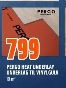 Coop Obs Pergo heat underlay underlag til vinylgulv tilbud