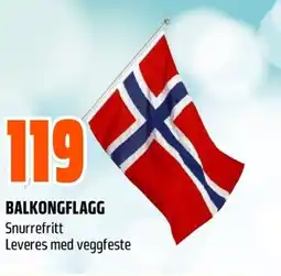 Coop Obs Balkongflagg tilbud