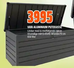 Coop Obs Vari aluminium putekasse tilbud