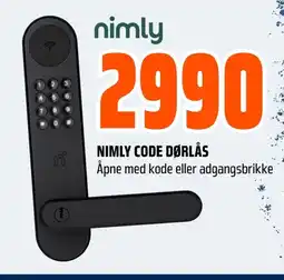 Coop Obs Nimly code dørlås tilbud