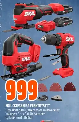 Coop Obs SKIL CK1E3361BA Verktøysett tilbud