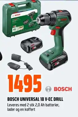 Coop Obs BOSCH Universal 18 v-ec drill tilbud