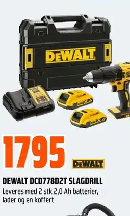 Coop Obs DEWALT DCD778D2T Slagdrill tilbud