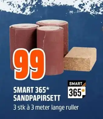 Coop Obs Smart 365* sandpapirsett tilbud