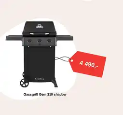 Montér Gassgrill Gem 310 shadow tilbud
