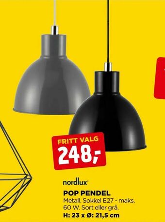 jem & fix Pop pendel tilbud