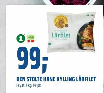 Coop Obs Den stolte hane kylling lårfilet tilbud