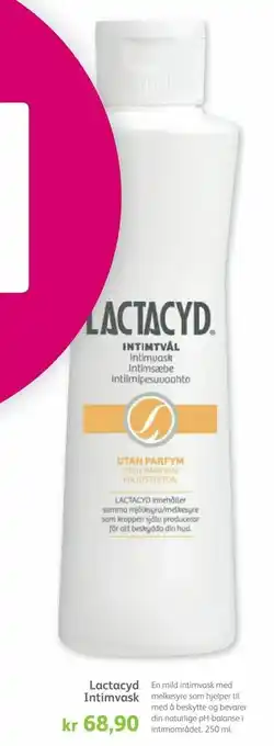Vitusapotek Lactacyd Intimvask tilbud