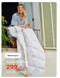Kid Interiør Sommerdyne, Medlemspris tilbud