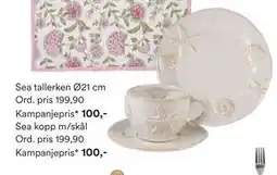 Kid Interiør Sea tallerken tilbud