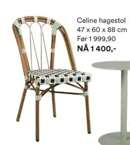 Kid Interiør Celine hagestol tilbud