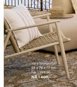 Kid Interiør Vera loungestol tilbud