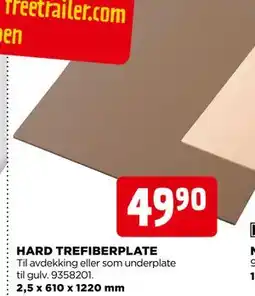 jem & fix HARD TREFIBERPLATE tilbud