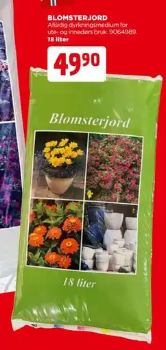 jem & fix BLOMSTERJORD tilbud