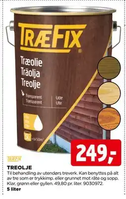 jem & fix TREOLJE tilbud