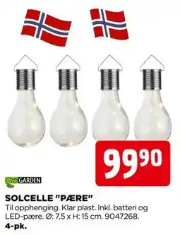 jem & fix SOLCELLE PÆRE tilbud