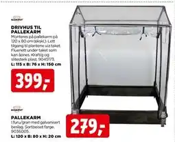 jem & fix DRIVHUS TIL PALLEKARM tilbud