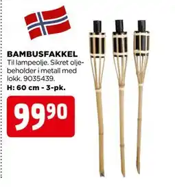 jem & fix BAMBUSFAKKEL tilbud
