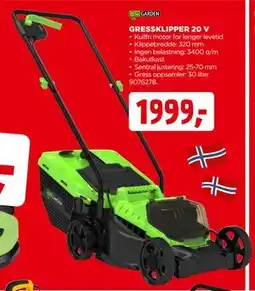 jem & fix GRESSKLIPPER 20 V tilbud