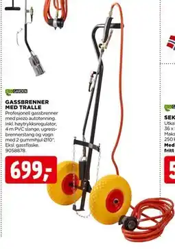 jem & fix GASSBRENNER MED TRALLE tilbud