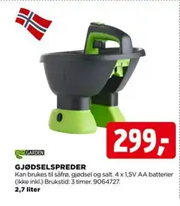 jem & fix GJØDSELSPREDER tilbud