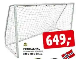 jem & fix FOTBALLMÅL tilbud