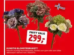jem & fix KUNSTIG BLOMSTERBUKETT tilbud