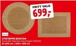jem & fix UTETEPPE BOSTON tilbud