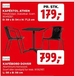 jem & fix KAFÉBORD DOVER tilbud