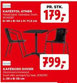 jem & fix KAFÉSTOL ATHEN tilbud
