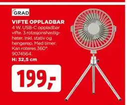 jem & fix VIFTE OPPLADBAR tilbud