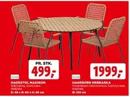 jem & fix HAGEBORD NEBRASKA tilbud
