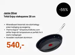 Kitch'n Jamie Oliver Tefal Enjoy stekepanne tilbud