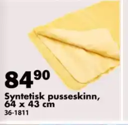 Biltema Syntetisk pusseskinn tilbud