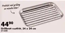 Biltema Grillbrett rustfritt tilbud